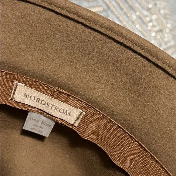 Nordstrom Classic Tan Cloche Hat with Bow - Picture 3 of 6